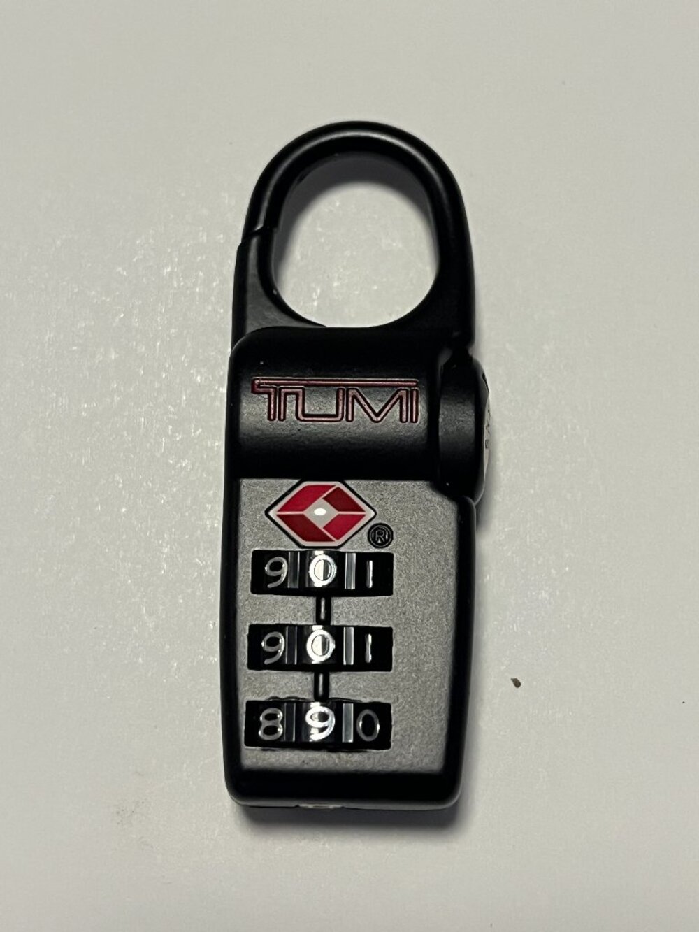 TUMI Black Alpha TSA Lock 3-Digit Combination NWOT